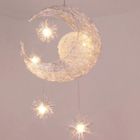 ONEVER Chambre Suspension enfant Light Moon Star Kid Lustre lumière plafonnier moderne Balcon Lampe