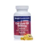 SIMPLY SUPLLEMENTS Huile de Foie de Morue 1000mg - 120 Gélules - SimplySupplements
