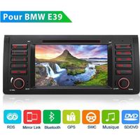 AWESAFE Autoradio pour BMW 5 Série E39 / BMW X5 E53 /BMW M5 Lecteur DVD avec 7 Pouces Écran Tactile GPS Bluetooth SWC FM Mirrorlink