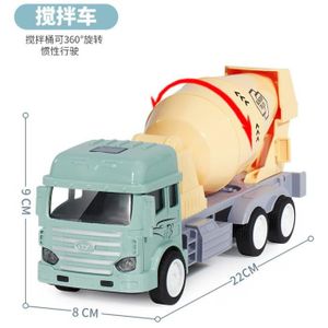 VOITURE - CAMION mélangeur mignon - Grand ensemble de jouets de construction pour enfants, camion moulé sous pression, transpo