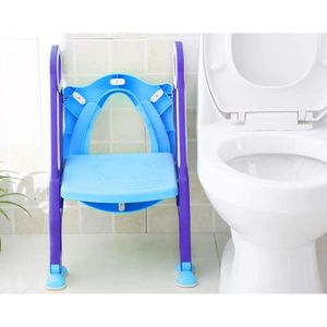 RÉDUCTEUR DE WC Réducteur de WC Pour Enfant Pliable - Bleu et Violet - Grand Confort