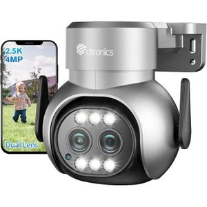 CAMÉRA IP Ctronics PTZ Caméra Surveillance Extérieur 4MP 6x 