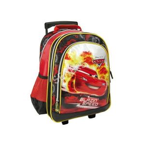 SAC À DOS  CARS sac à dos roulettes scolaire école enfant garçon cartable trolley Disney