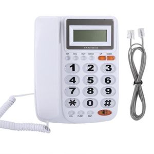 Téléphone fixe BD13671-Drfeify Téléphone filaire avec répondeur T