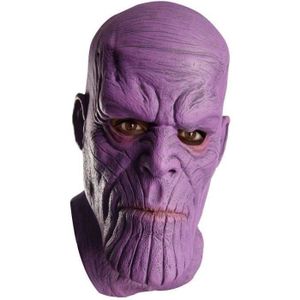 MASQUE - DÉCOR VISAGE Masque Intégral Thanos - RUBIES - Jaune - Avengers - Adulte