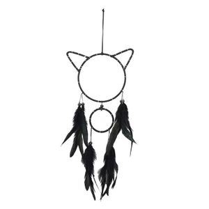 Format Large 22 cm de Diam/ètre 60 cm de Longueur Capteur de R/êves Artisanal Pink Pineapple Attrape R/êve Daim V/ég/étalien Brun avec Pierres Turquoises Dreamcatcher /à Perles /& /à Plumes Fait Main