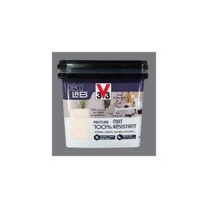 PEINTURE - VERNIS V33 Deco LAB Peinture mat 100% Resistant Roche 2 L
