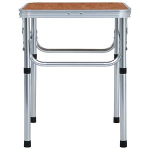 TABLE DE CAMPING Table pliable de camping Aluminium 60x45 cm YOS729