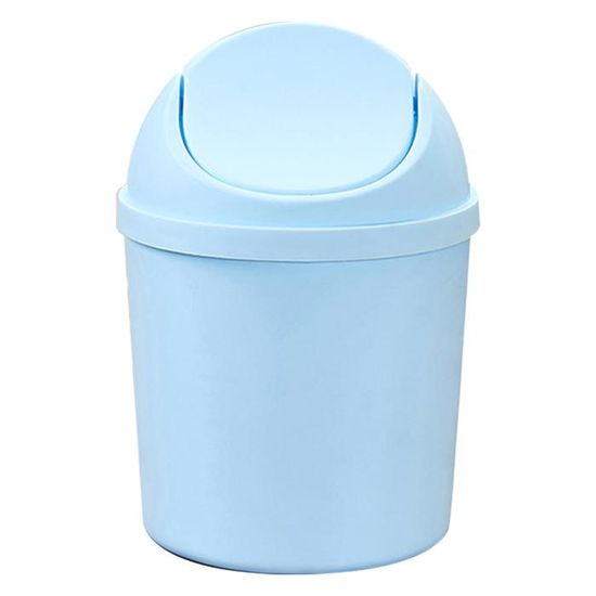 Petite Poubelle Poubelle De Bureau Avec Couvercle Rotatif, Mini