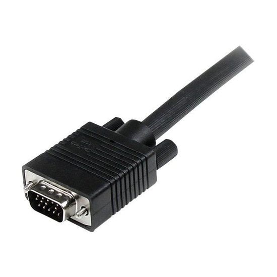STARTECH Câble VGA coaxial de 25 m HD15 pour écran haute résolution - M/M - Première extrémité : 1 x 15 Aiguilles HD-15 Mâle VGA