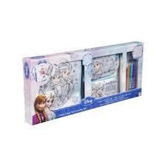 sac reine des neiges à colorier