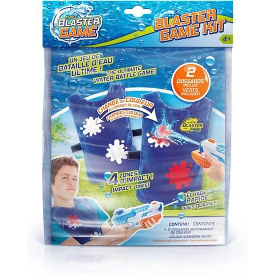 Hydro M.A.D. Blaster – Pistolet à Eau à Recharge Automatique – Réservoir 500 Ml – Portée Jusqu’à 10 M – Blanc Ou Bleu Ciel – Dès 3 Ans