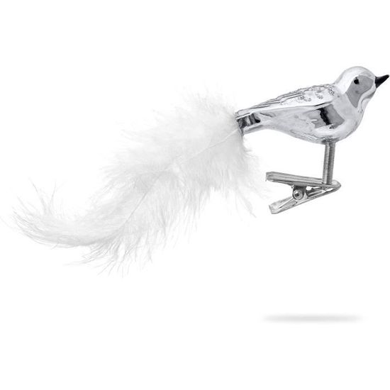 Lot De 3 Décorations Noël Papillon Pailleté - Plastique Creux, Clip, Pour Sapin, Couronne, Guirlande (rouge)