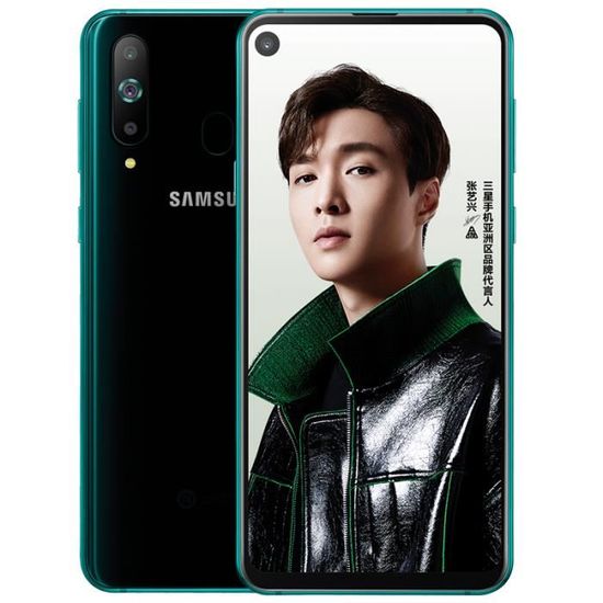 Téléphone portable Samsung Galaxy A8s SM-G8870 6,4 "RAM 6Go RAM 128Go Snapdragon 710 Caméra Arrière 24.0MP + Aurora noir 6 + 128G