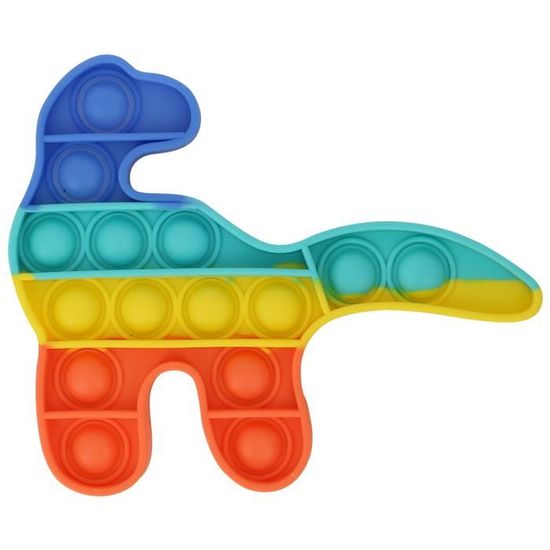 jouet popping jouet en silicone de dinosaure arc-en-ciel lumineux pour les  fidgets. jouet de développement sensoriel à bulles addictif pour les doigts  des enfants. illustration vectorielle isolée 17146319 Art vectoriel chez  Vecteezy