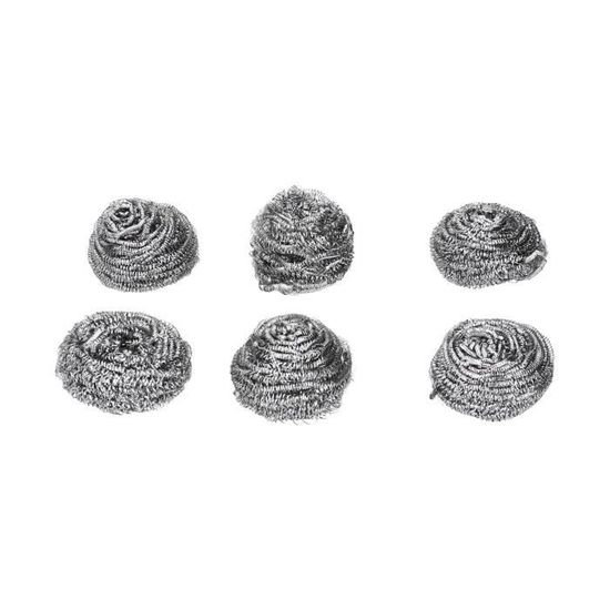 Laine D'acier De Cuisine - Lot De 12 Pour Nettoyage Intensif