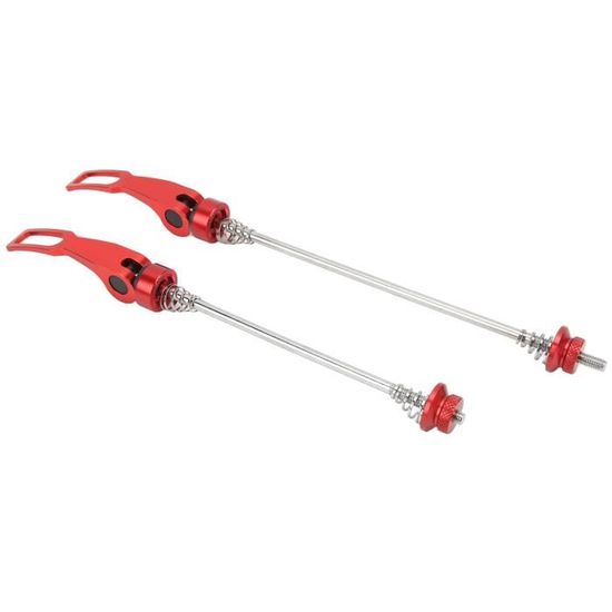 Brochettes Antivol Rapide Pour Vélo VTT/route - Déverrouillage Par Clé Hexagonale M5, Aluminium