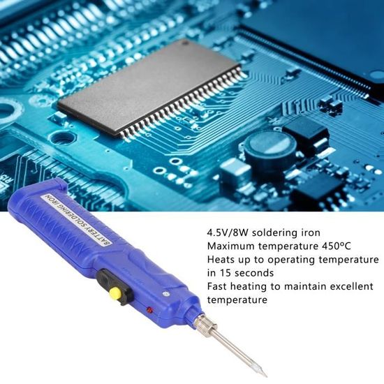 Fer à Souder Sans Fil USB - SHIPENOPHY - Noir - Batterie Intégrée
