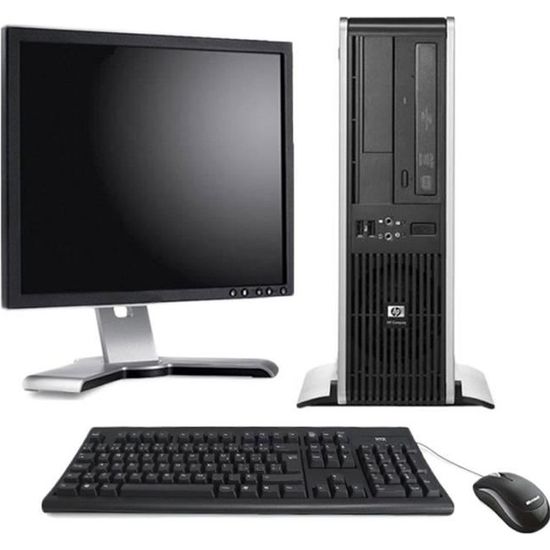 PC de bureau Hewlett Packard DC7900 Format SFF 2.6Ghz 4 Go 160 Go