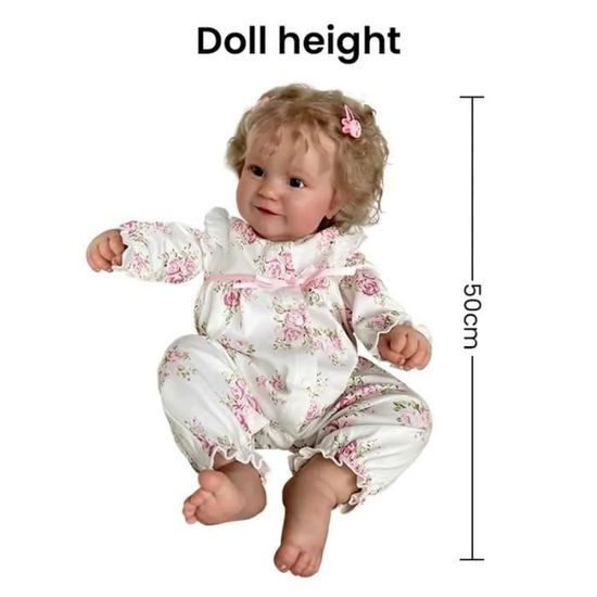 Pimpimsky Poupee Bebe Silicone 22 Pouces Lovely Meadow Reborn Baby Doll Girl Cdiscount Jeux Jouets