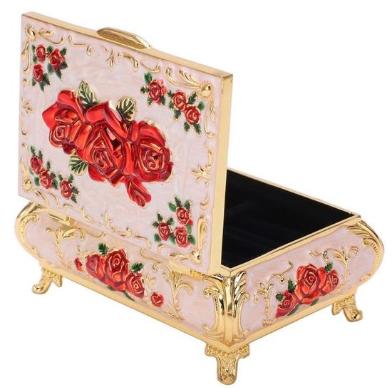 Boîte à Alliances Velours Bleu - Pour Proposition, Mariage, Cadeau Romantique, Présentation élégante
