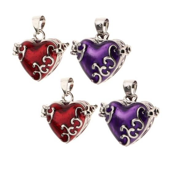 12 Broches Cœur émail Rouge - Épinglette Déco Pour Vêtements, Sacs, Chapeaux - 11