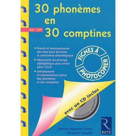 30 Phonemes En 30 Comptines Gs Cp Achat Vente Livre Retz Parution 02 11 06 Pas Cher Cdiscount 30 Phonemes En 30 Comptines Gs Cp Achat Vente Livre Retz Parution 02 11 06 Pas Cher Cdiscount