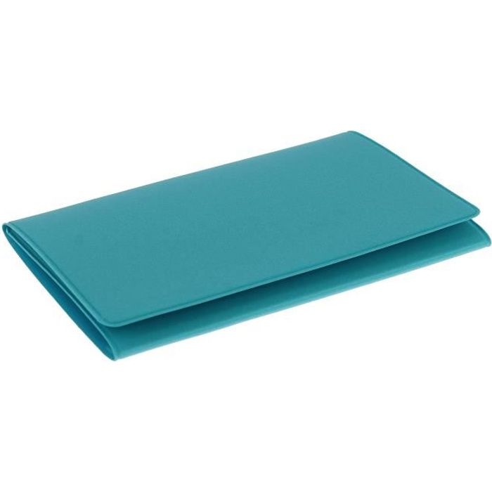 Etui PVC pour carte grise (133x264 mm) Turquoise