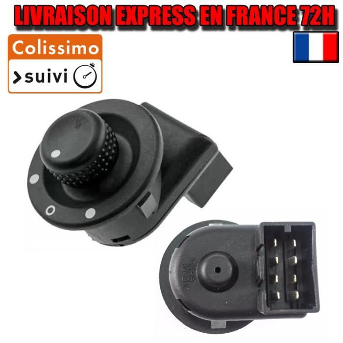 Commande bouton réglage de rétroviseur Captur, Clio, Megane, Kangoo, Twingo