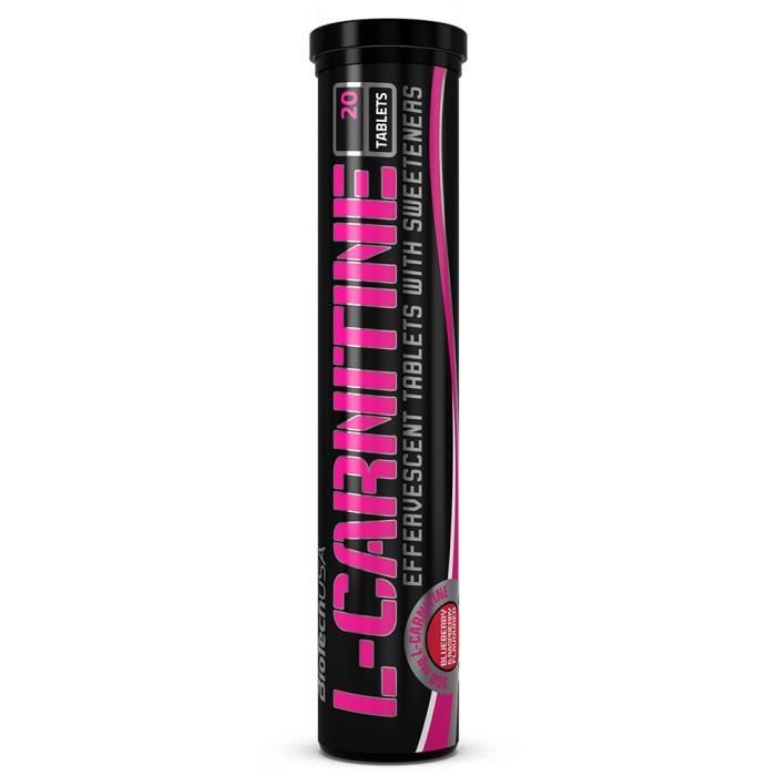 L-Carnitine Effervescente 20 comprimés - Citron - Citron vert