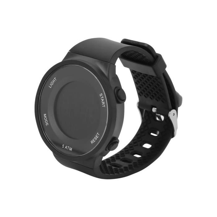 EJ.life montres-bracelets électroniques étanches Étudiants Montre Électronique Étanche Chronomètre Alarme Double Temps Montre