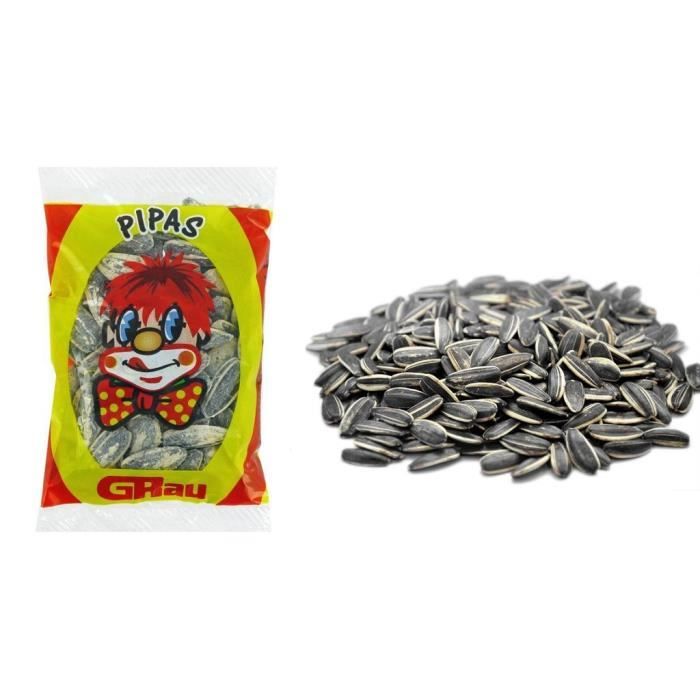Lot 10 sachet de 15g Pipas Graines graine de Tournesol Grillées salées- 202