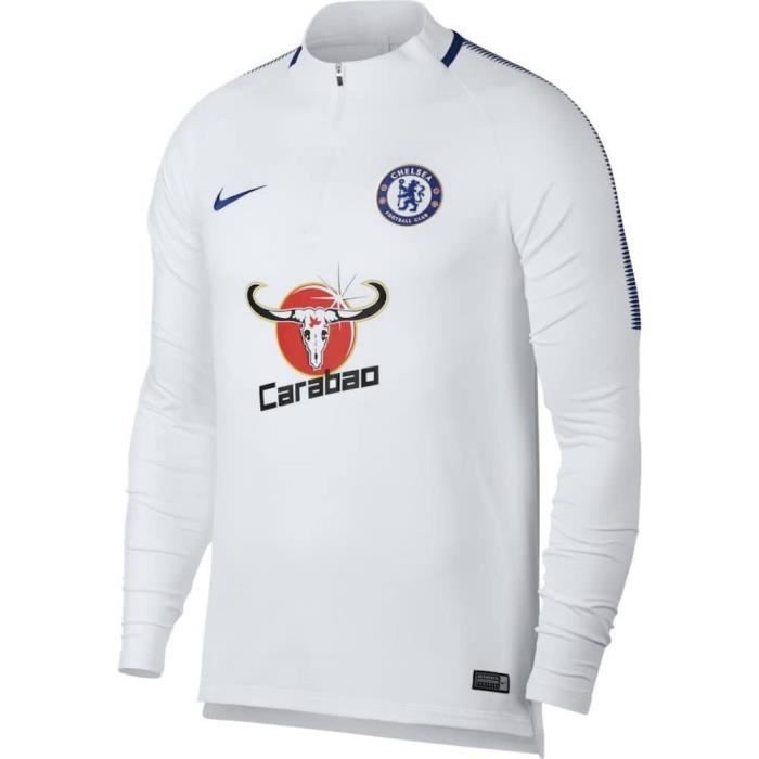 Nike SweatShirt Chelsea FC Blanc Homme Neuf