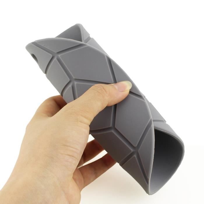 4 pièces napperons en silicone isolation thermique anti-dérapant épaissir bol tapis de pot rond pour ASSIETTE - PLATEAU REPAS