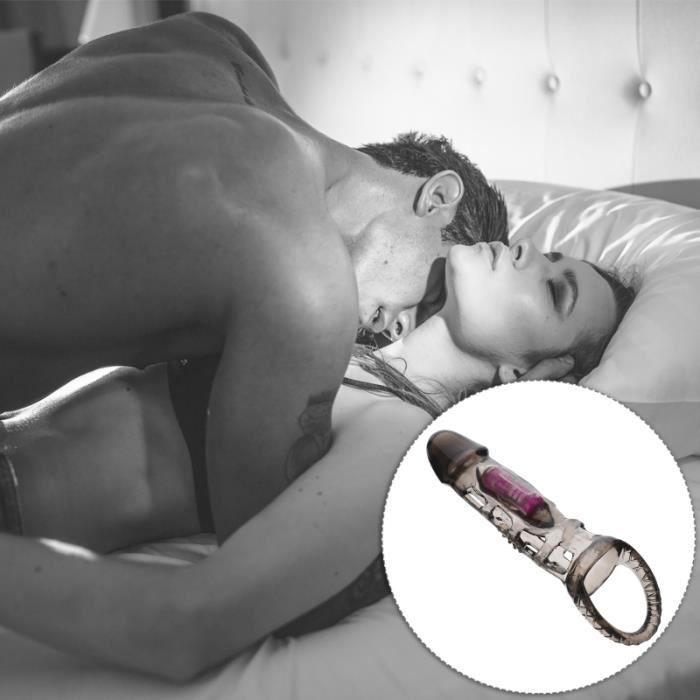 1 Pc Penis Ring Extension Vibrant Enhancer Vibrator Stimulator Exerciseur Sleeve APPAREIL DE MASSAGE MANUEL