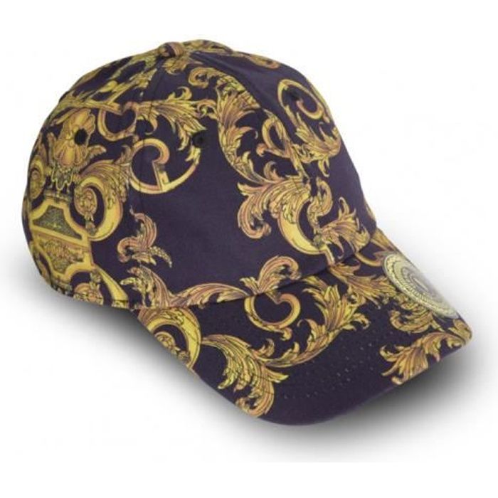 CASQUETTE VERSACE JEANS COUTURE NOIR - E8YWAK13 - LINEA MAN CAP DIS.6