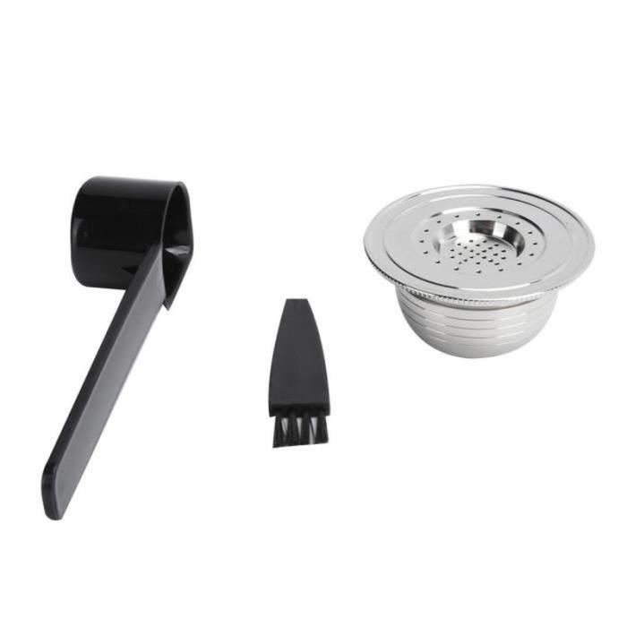 JSF30886-Garosa Capsules pour BIALETTI Kit de capsule de café avec joints de brosse à cuillère Tasse de filtre à café réutilisable