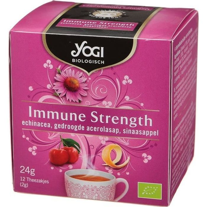 Yogi Biologique Infusions Défenses Immunitaires 12 sachets