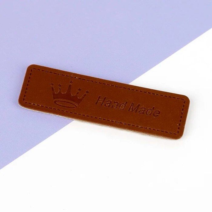 Lot De 20 Écussons Rétro En Cuir Synthétique Marron - Étiquettes à Coudre Pour Artisanat