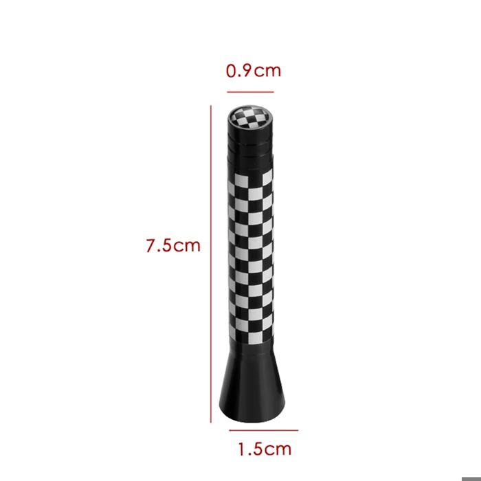 Antenne Radio Toit Voiture EBTOOLS - Universelle 4.7 Pouces - Compatible Mini R55 R56 R57 R60 - Noir