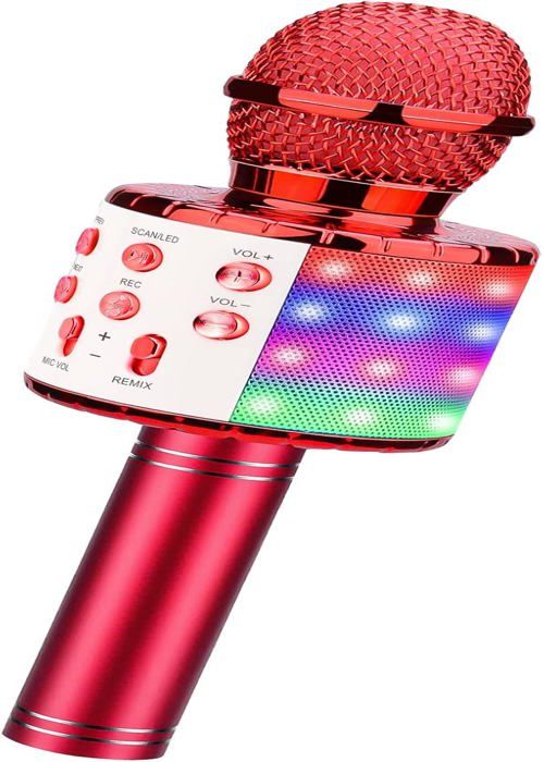 Sans Fil Karaoké Micro Enfant Bluetooth Portable pour Fête Chanter Idée
