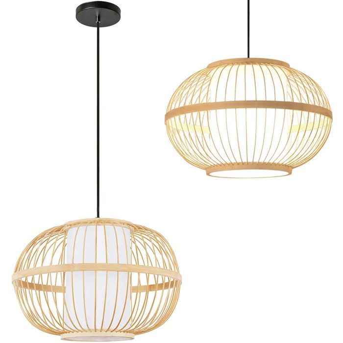 Lampe Suspendue De Plafond Toolight Boho App1632-1Cp Suspenion Beige 50 X 50 X 28 Cm