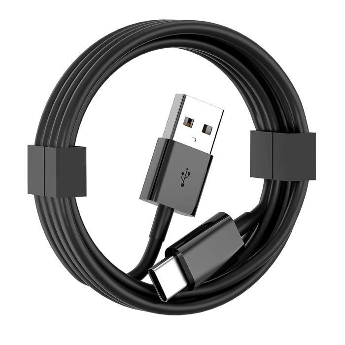 Câble USB-C Vers USB-C Charge Rapide 1M Ou 2M - Nylon, Couleurs Variées, 1 An Garantie