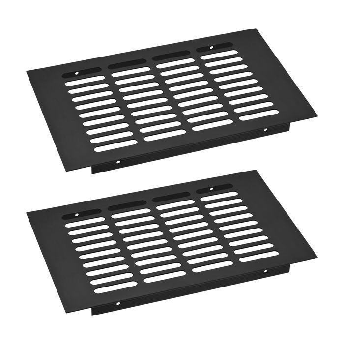 Grille De Ventilation Climatisation 75 Mm Amovible Et Réglable - Noir ABS - Pour Voiture, Camping-car, Bateau