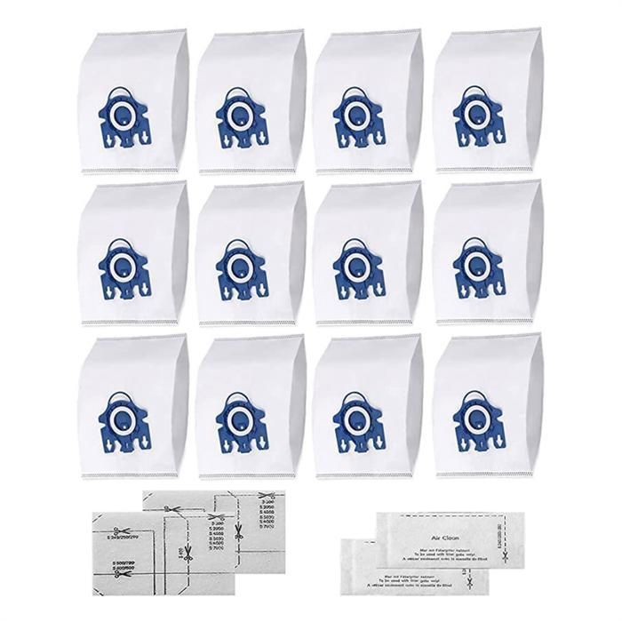 ZVD Sac De Remplacement Pour Aspirateur Miele Hyclean 3D Efficiency GN Classic C1 Complete C2 C3 Series S2000 S5000 S8000 Lot De 10 88814529
