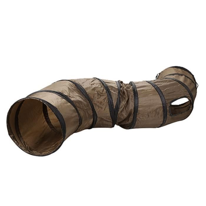 Fournitures pour animaux de compagnie chat jeu tunnel forme s tunnel animal pliable jouet-keeper