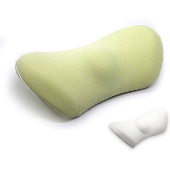 KAKET Coussin Lombaire, Soutien Lombaire, Mousse à Mémoire De Forme Haute Résilience, Coussin De Forme Haute Resilience Coussin De Correction Posturale Leger Argente 99280180