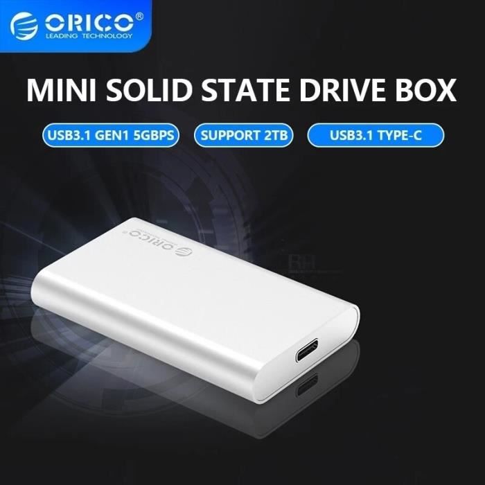 Boîtier SSD MSATA USB-C En Aluminium | Transmission 10 Gbit/s | Sans Outil, Portable Et Résistant - 3