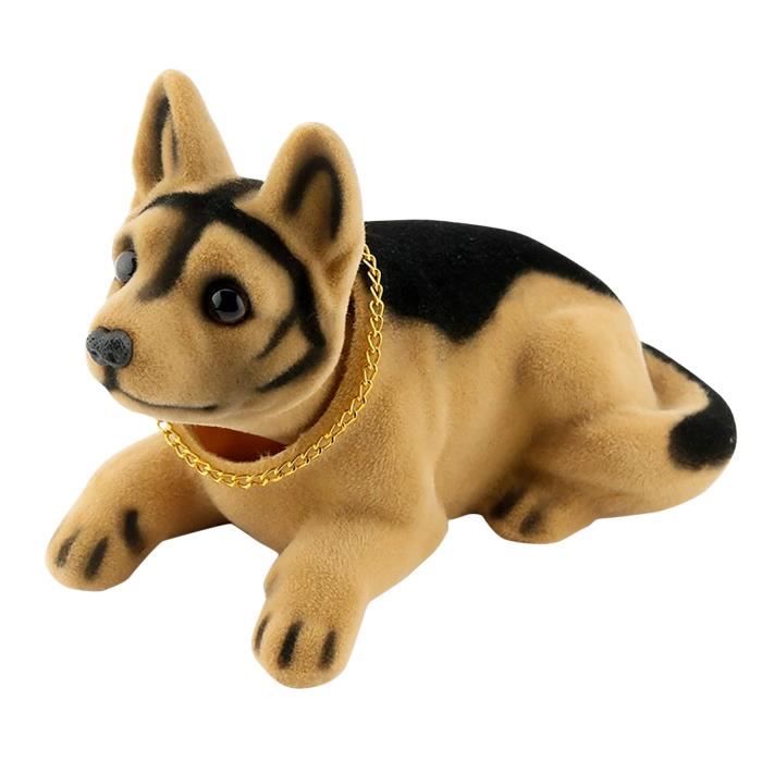 Décoration Bobblehead Chien En Résine – Teckel Hochement De Tête, Pour Voiture, Bureau, Intérieur, Mignon