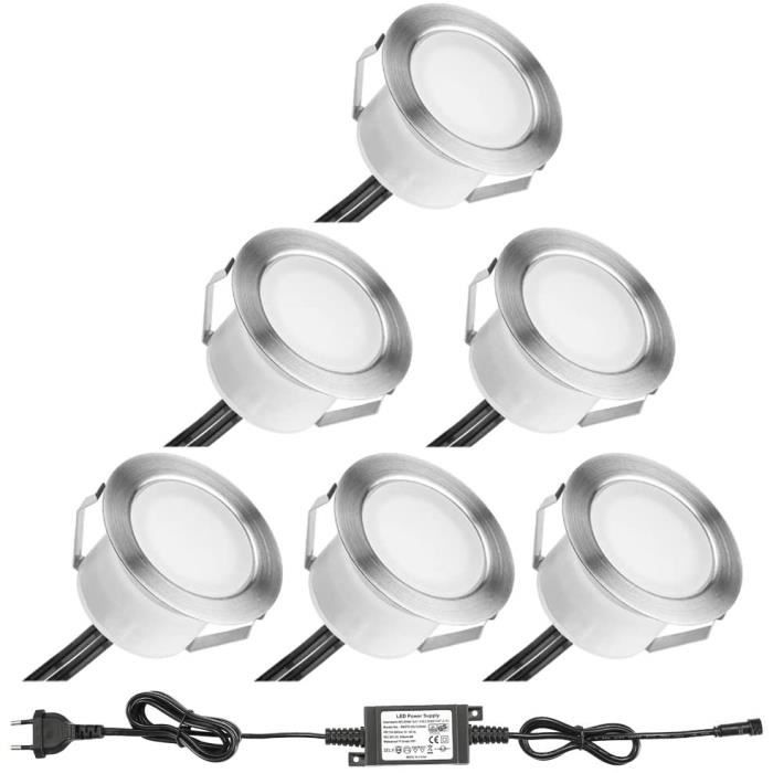 3cm LED 3W spot encastré mini spot marches escaliers vitrines 230V LIGHT 3000K | Leroy Merlin